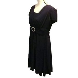 R & M Richards Embellished Black Dress Women's Size 12 Petite